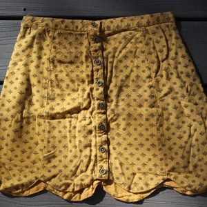 Button Up Urban Outfitters Skirt